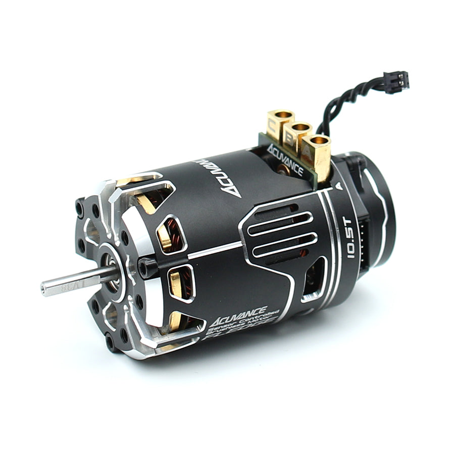 Acuvance FLEDGE 10.5T Motor w/ Fan - Black