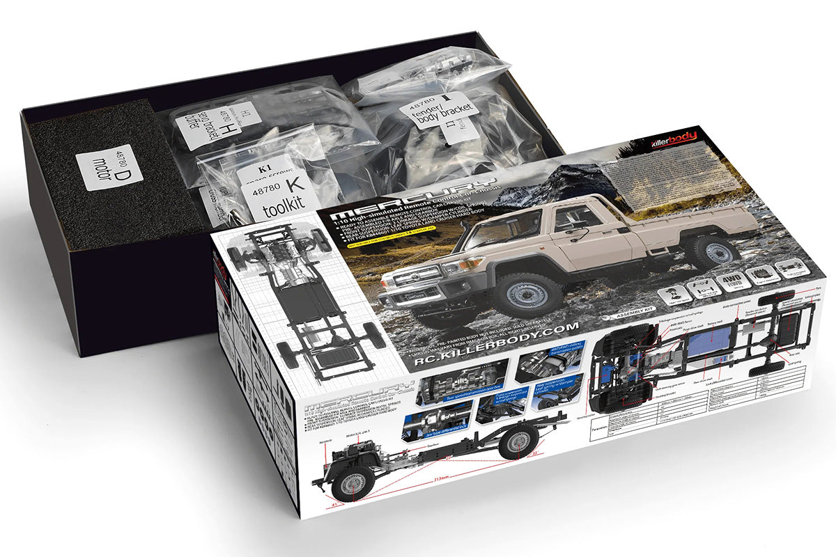 Killerbody (#KB-48780) Mercury Chassis Kit - Toyota Land Cruiser 70 Edition