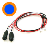 Eagle Racing Twin Action Angel Eyes LED 5mm - Blue/Orange