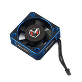 Maclan Alum. Hurricane V2 Fan - Black/Blue