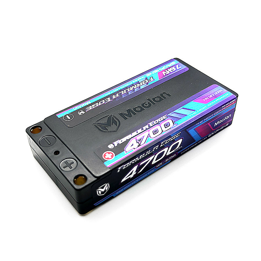 Maclan Racing (#MCL6068) Formula Edge 4700mAh 7.6V HV ULCG Shorty LiPo Battery