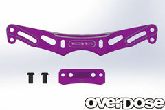 Overdose (#OD2157) Height Adjustable Alum. Rear Shock Tower - Purple