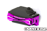 Overdose Alum. 2-Way Layout Servo Mount - Purple