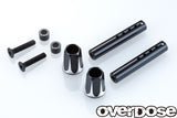 Overdose Adjustable Alum. Front Body Post - Black