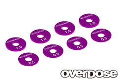 Overdose (#OD2743B) Alum. Wheel Spacer Set - Purple