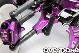 Overdose Adj. Alum. Front Suspension Arm Type-3 - Purple