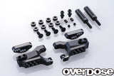 Overdose Adj. Alum. Front Suspension Arm Type-3 - Black