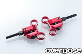 Overdose Adj. Alum. Front Upper Arm Set Type-2 - Red