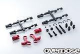 Overdose Adj. Alum. Front Upper Arm Set Type-2 - Red