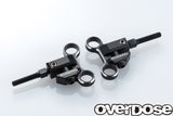 Overdose Adj. Alum. Front Upper Arm Set Type-2 - Black