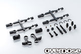 Overdose Adj. Alum. Front Upper Arm Set Type-2 - Black