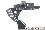 Overdose Alum. Front Bulkhead Type-3 - Black