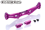 Overdose ES Alum. Rear Shock Tower - Purple