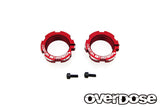 Overdose (#OD3880) Alum. Shock Adjust Nut - Red