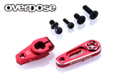 Overdose JT Alum. Direct Servo Horn Type-2 25T - Red