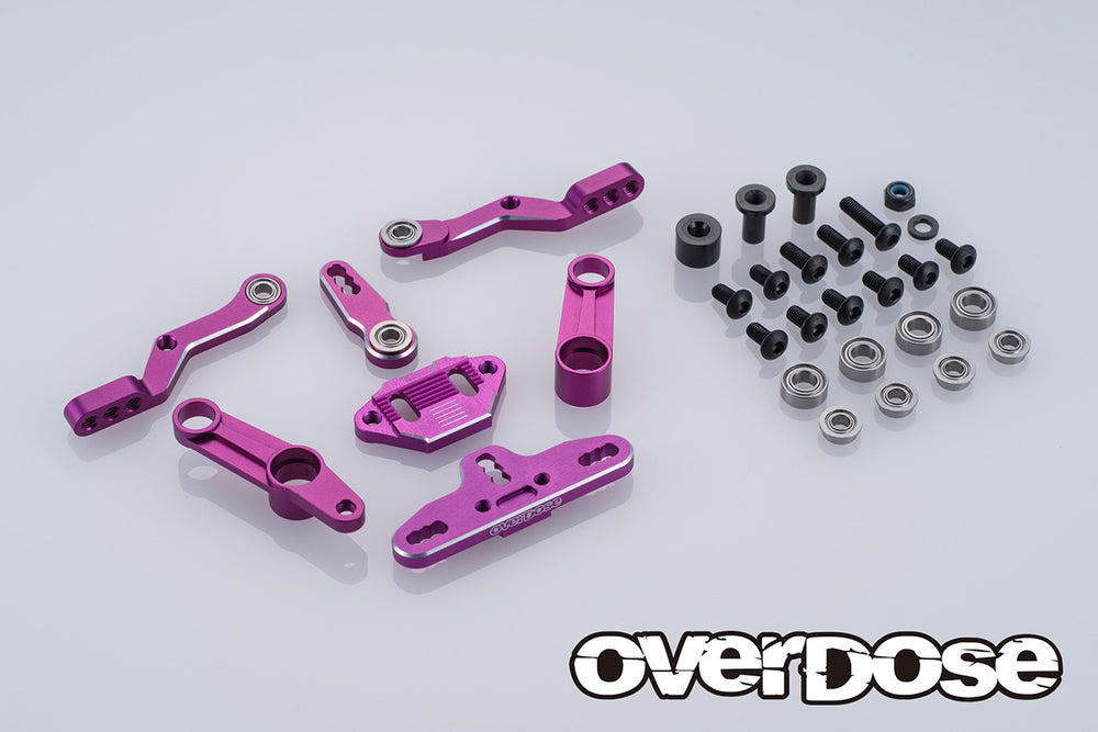 Overdose (#OD3921) Triple Link Steering Wiper Set Type-2 - Purple