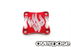 Overdose (#OD3971) Alum. Cooling Fan Cover V2 30 x 30mm - Red