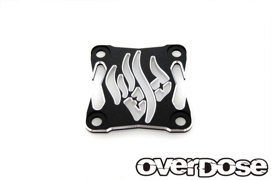 Overdose (#OD3972) Alum. Cooling Fan Cover V2 30 x 30mm - Black