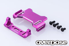 Overdose (#OD3974) JT Alum. Rear ESC Mount Type-2 - Purple