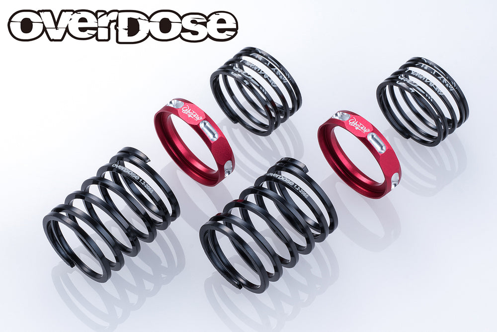 Overdose 4Edge Twin Spring φ1.2 20mm - Red