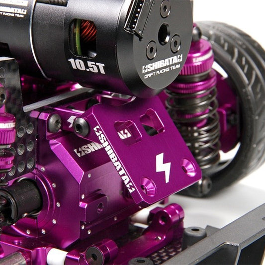 SHIBATA Alum. GRK Adjustable ESC Mount - Purple