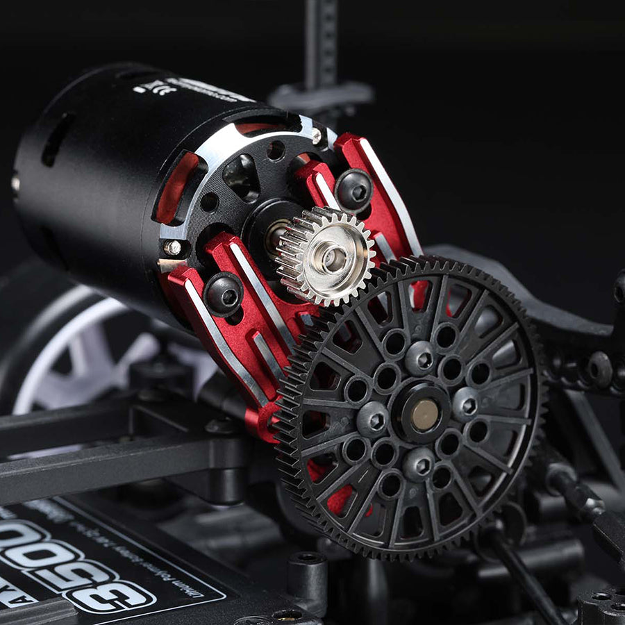 Yokomo RD/SD Alum. Heatsink Motor Mount - Red