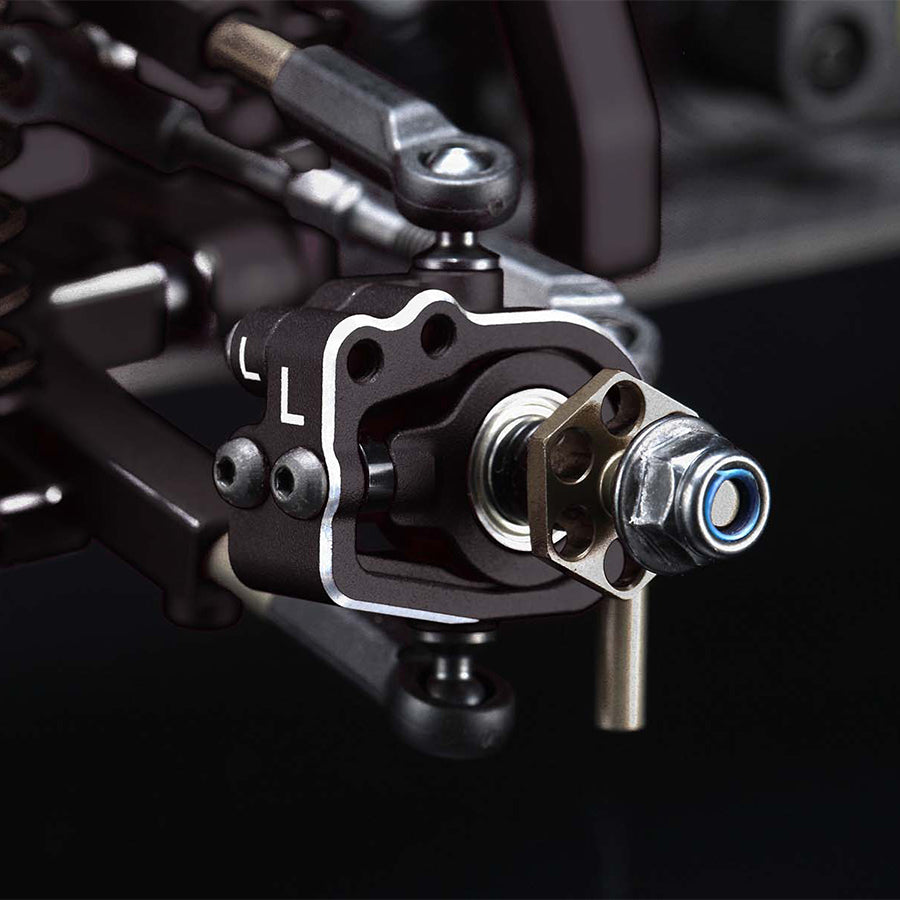 Yokomo Alum. Adjustable Steering Block - Black