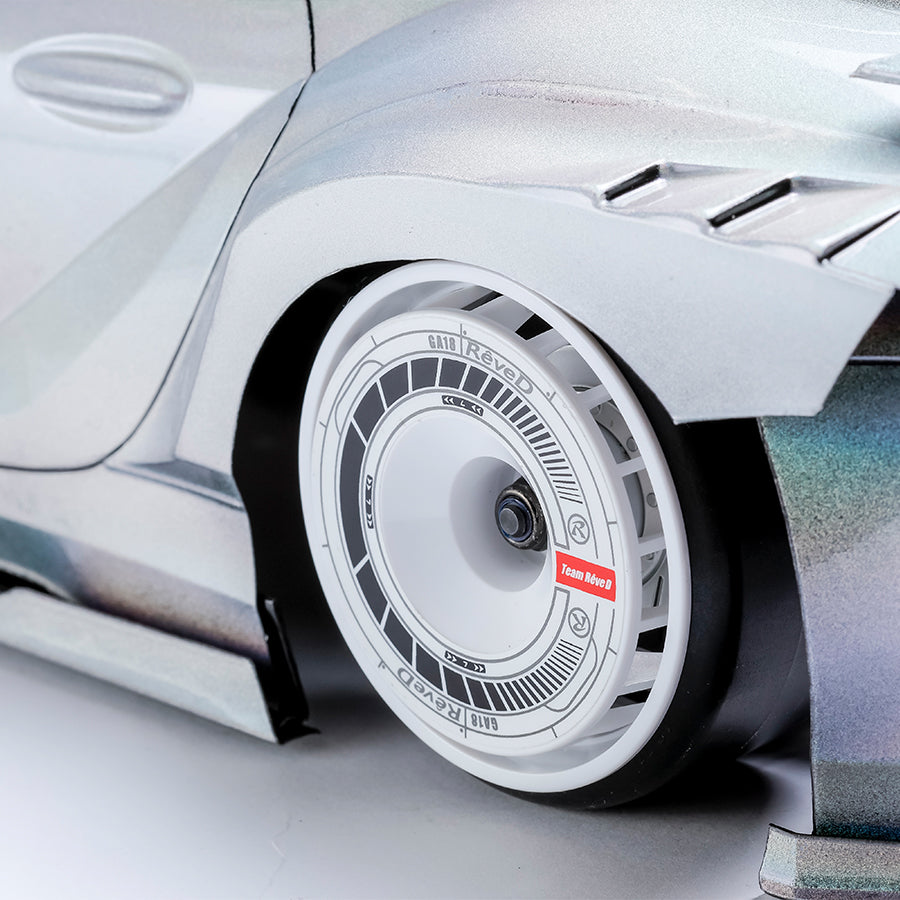 Rêve D RW-GA18 Wheel Sticker White/Black
