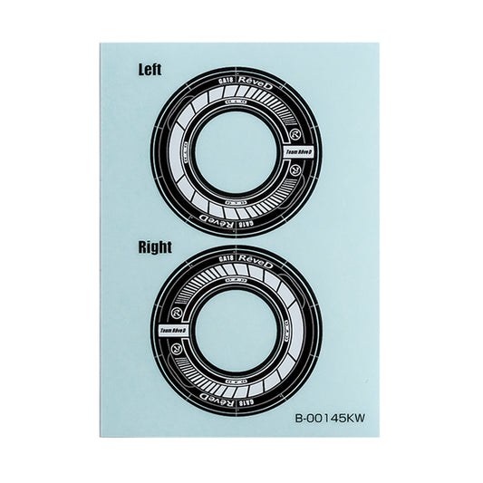 Rêve D (#RJ-WS01KW) RW-GA18 Wheel Sticker Black/White