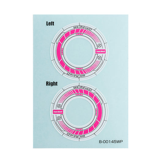 Rêve D (#RJ-WS01WP) RW-GA18 Wheel Sticker White/Pink