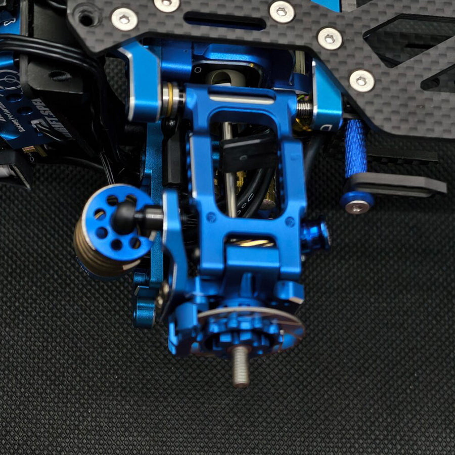 Rhino Racing SR Series Lower H-Rear Arm Set - Blue