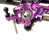 Rhino Racing SHARK Front Steering Knuckle Set - Purple