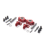 Rhino Racing SHARK Front Steering Knuckle Set - Red