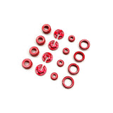 Rhino Racing Shock Color Changer Kit w/ Spring Holders - Red