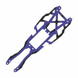 3Racing D6 Carbon Graphite Upper Deck - Blue