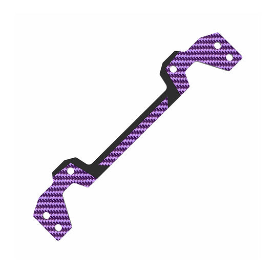 3Racing (#SAK-D644GA/PU) D6 Carbon Graphite Rear Body Post Plate - Purple