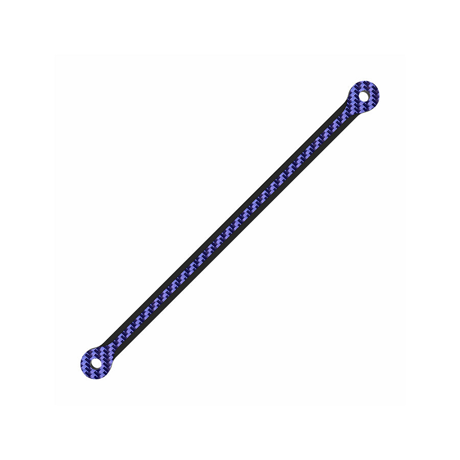 3Racing (#SAK-D645GA/BU) D6 Carbon Graphite Rear Body Post Stiffener Plate - Blue