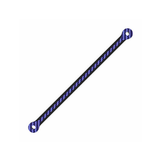 3Racing (#SAK-D645GA/BU) D6 Carbon Graphite Rear Body Post Stiffener Plate - Blue