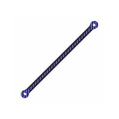 3Racing (#SAK-D645GA/BU) D6 Carbon Graphite Rear Body Post Stiffener Plate - Blue