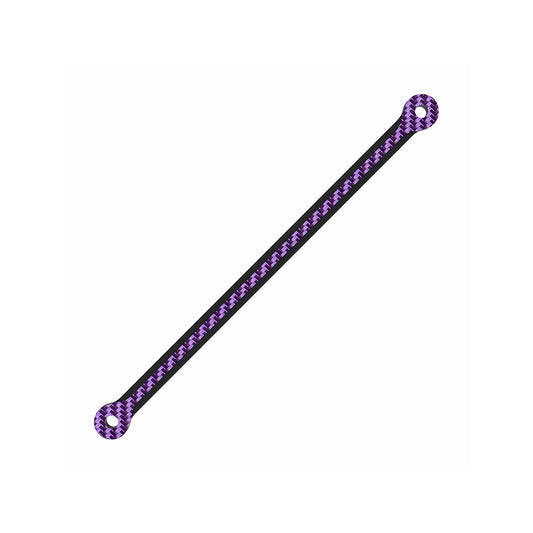3Racing (#SAK-D645GA/PU) D6 Carbon Graphite Rear Body Post Stiffener Plate - Purple