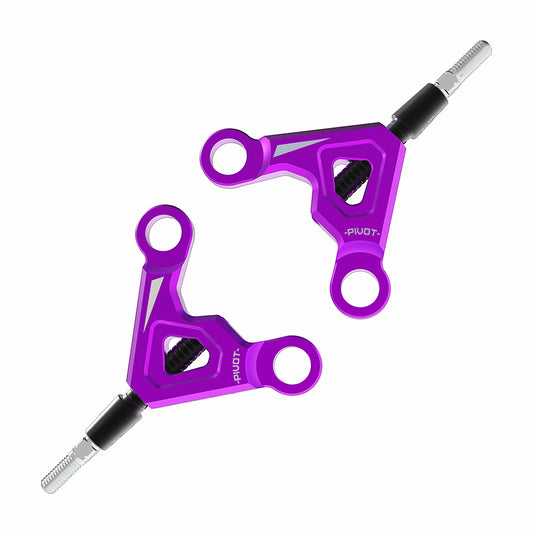 3Racing (#SAK-D6823/PU) D6 Alum. Rear Upper Arm - Purple