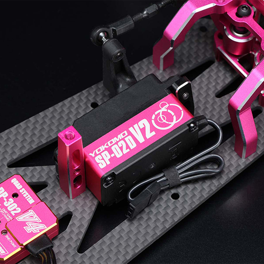 Yokomo SP-02 Drift Spec. V2 Low Profile Digital Servo - Pink