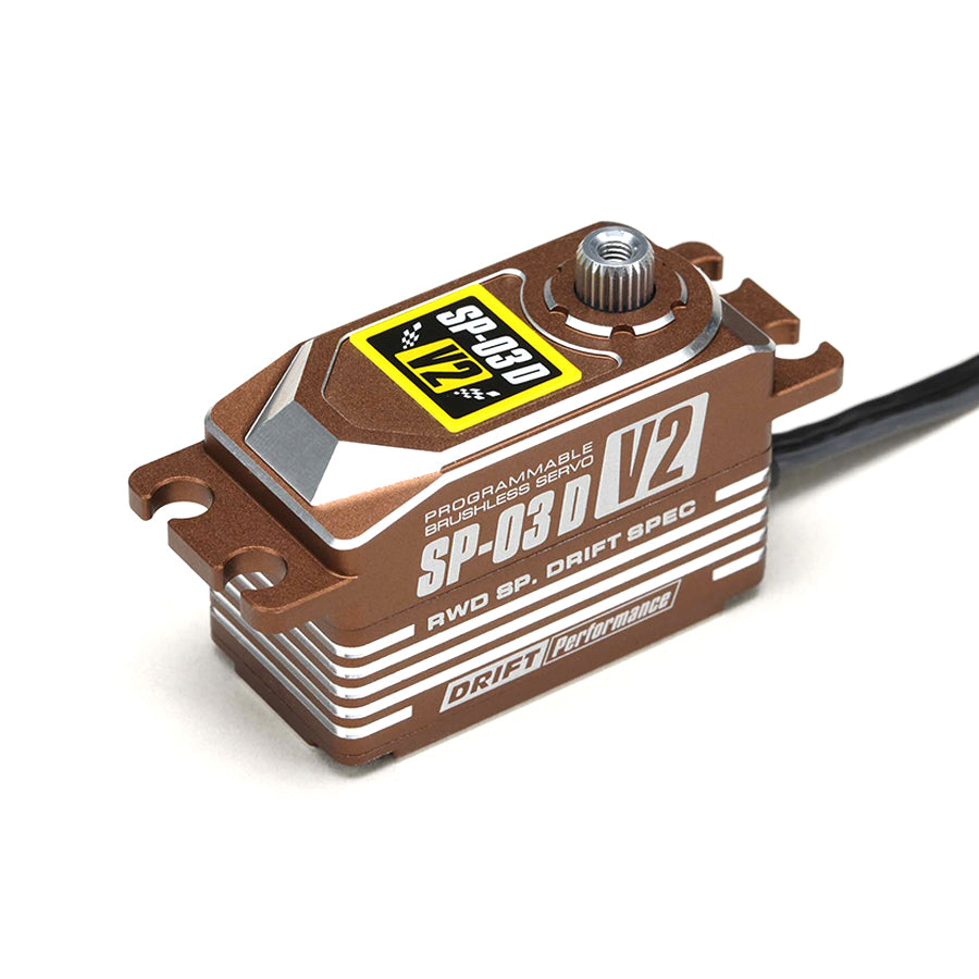 Yokomo (#SP-03DV2BZ) SP-03 Drift Spec. V2 Low Profile Programmable Brushless Servo - Bronze