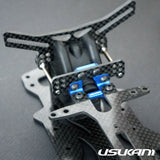 Usukani DPR Front Suspension Structural System - Yokomo Blue