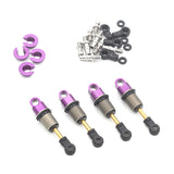 Usukani 1/24 Alum. Hydraulic Shock Set - Purple