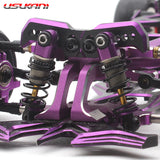 Usukani 1/24 Alum. Hydraulic Shock Set - Purple