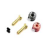 Yeah Racing (#WPT-0159) Alum. Grips Bullet Plug 4mm