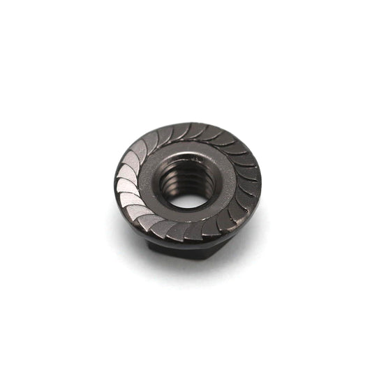 Yokomo M4 Alum. Serrated Flange Nuts - Black