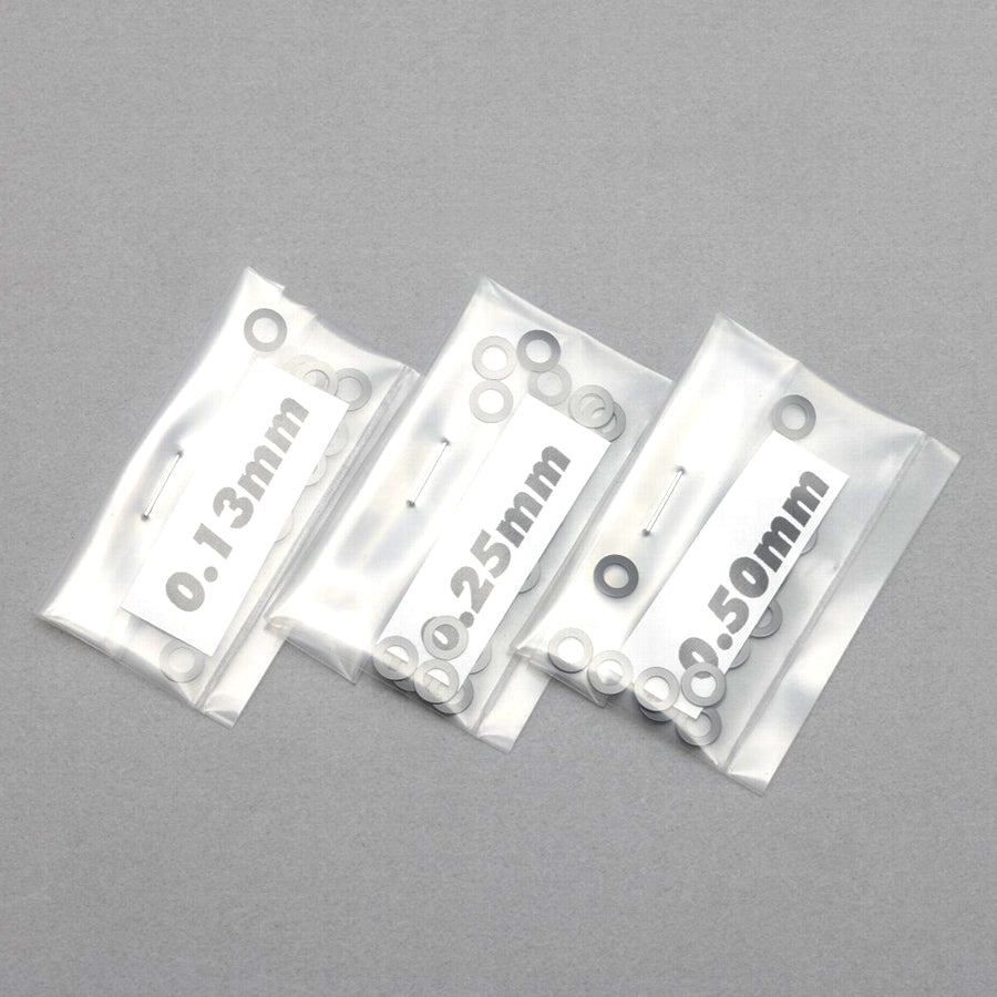 Yokomo (#ZC-S30A) Φ3.0 0.13/0.25/0.50mm Spacers