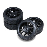 Yokomo Medium Narrow Radial Tyres Type-Y Set (Pre-mounted)